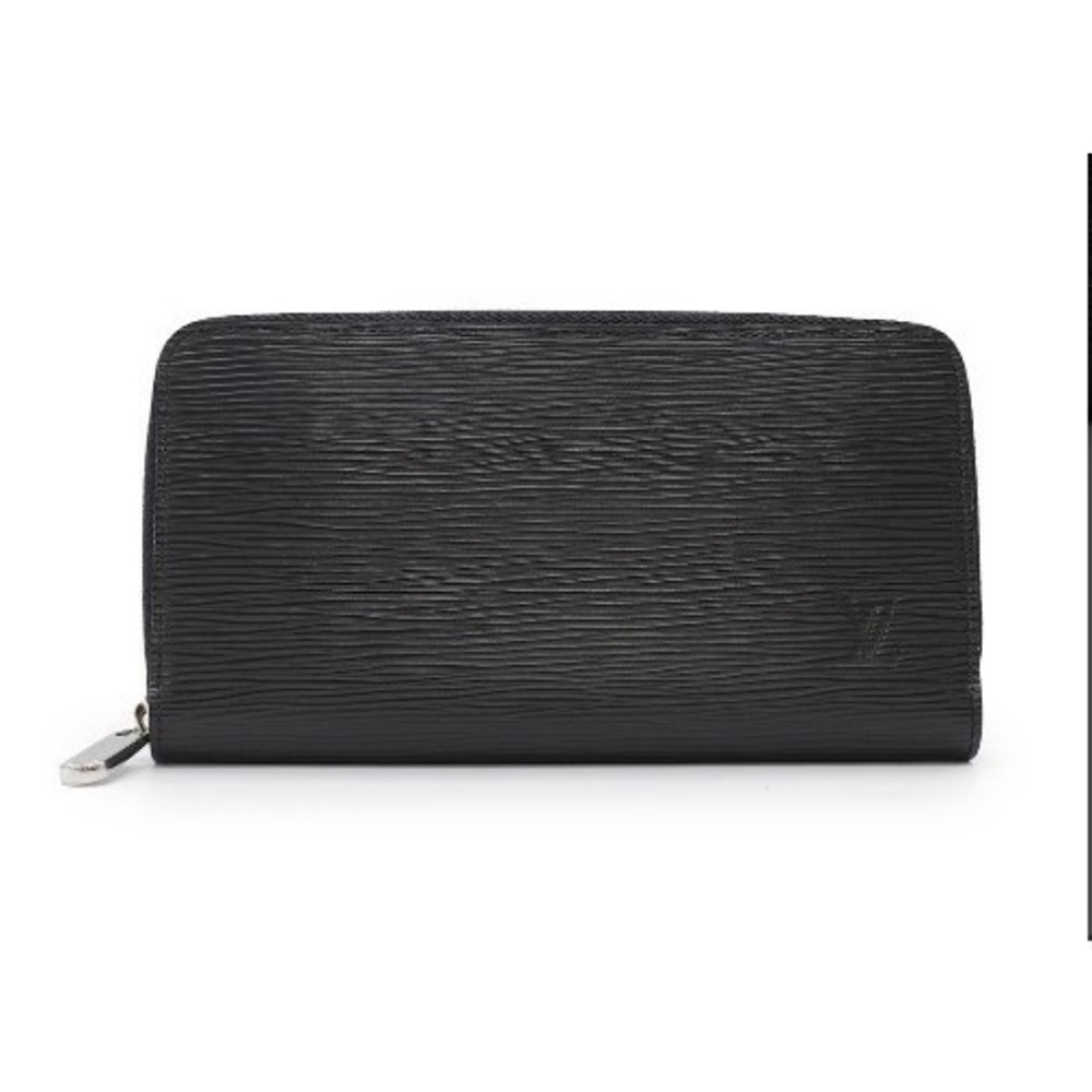 Louis Vuitton Zippy Wallet Long Wallet Epi Noir Black